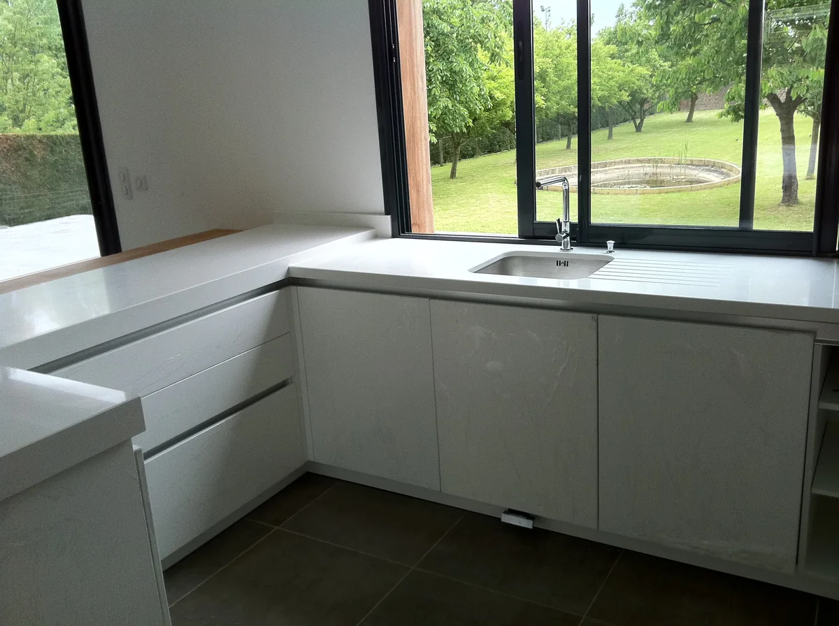 Plan de travail quartz